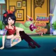 Cửa hàng xăm hình hài hước